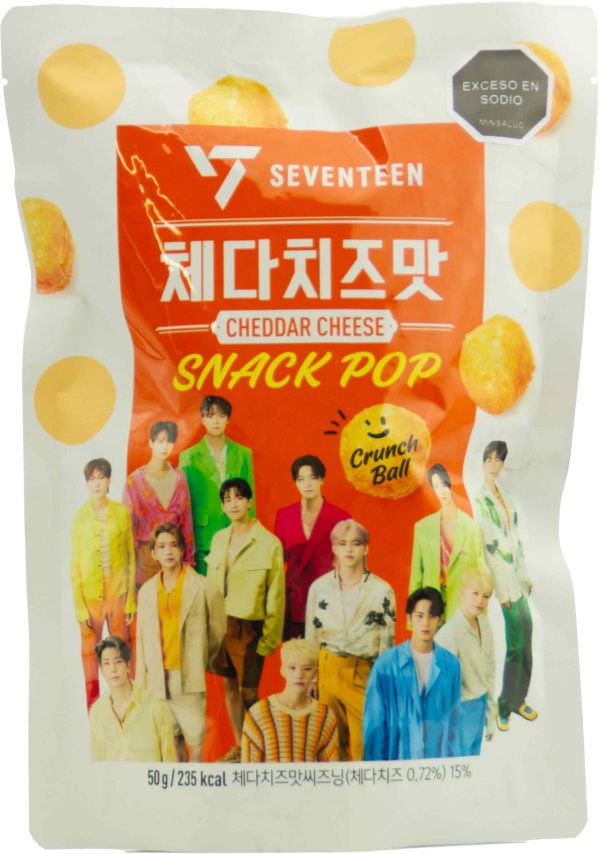 SEVENTEEN Snack pop cheddar cheese flavor
