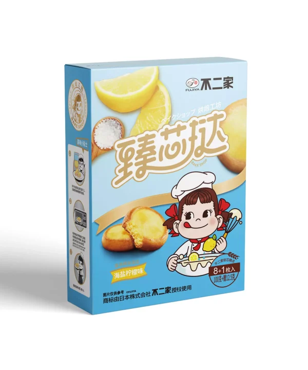 Galletas blandas Sabor a limón y sal marina