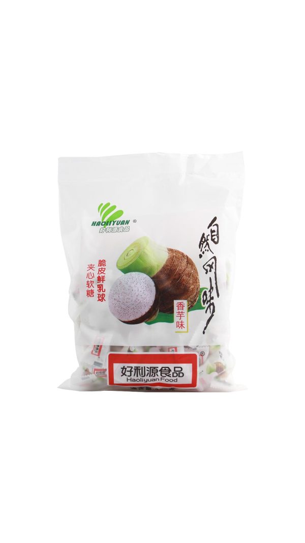 Caramelo blando de leche con sabor a taro