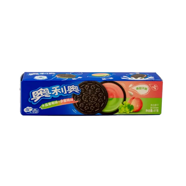 Galleta Negra Uva Y Melocotón