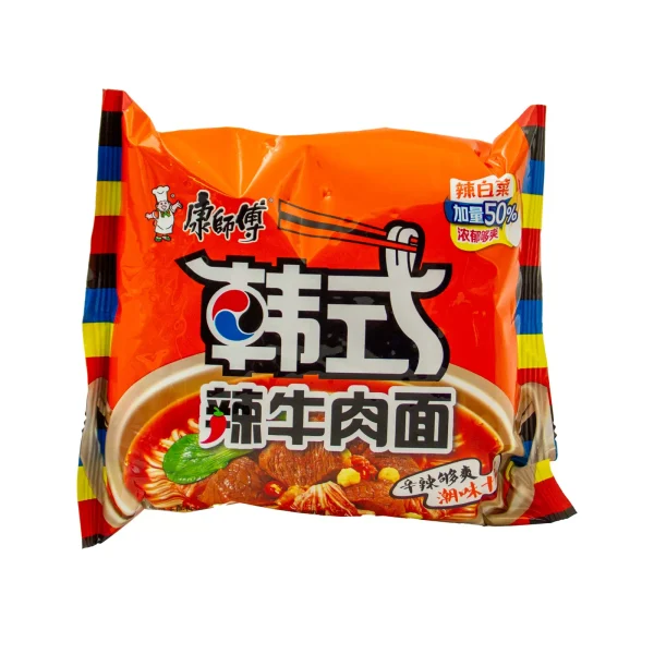 Ramen con Sabor a Res Picante Coreano