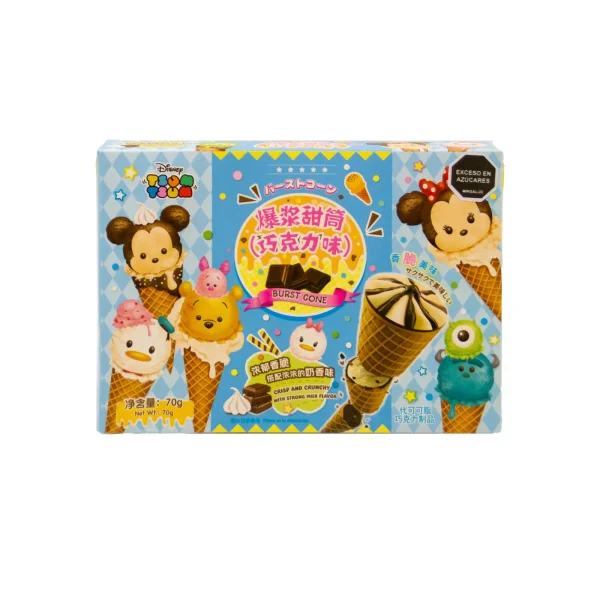 Minicono De Galleta Con Chocolate