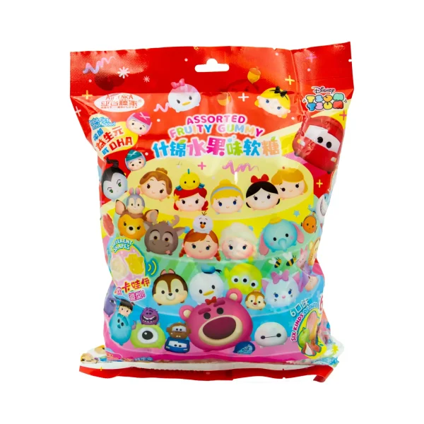 Gomas Disney Frutas Mixtas Con Probióticos y DHA