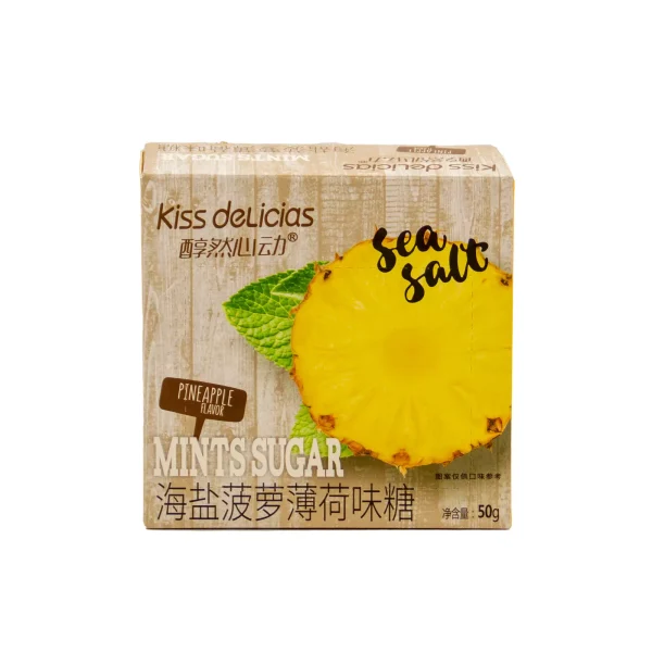 Dulces Kiss de Menta Sabor a Sal y Piña