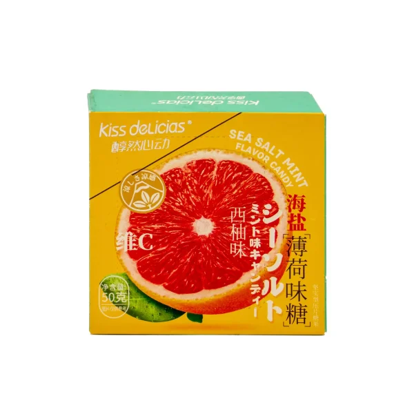 Dulces Kiss de Menta Sabor a Sal y Pomelo