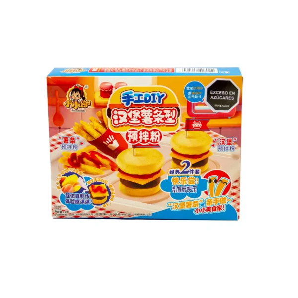 Kit DYI Para Preparar Mini Hamburguesas de Dulce