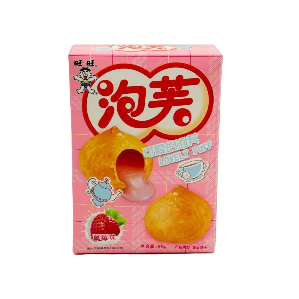 Puffs con Sabor a Fresa