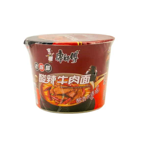 Ramen con Sabor a Res Picante y Agria en Barril