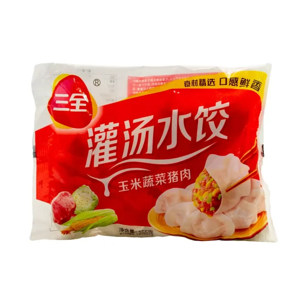 Dumplings Jiaozi de Cerdo Vegetales y Maíz