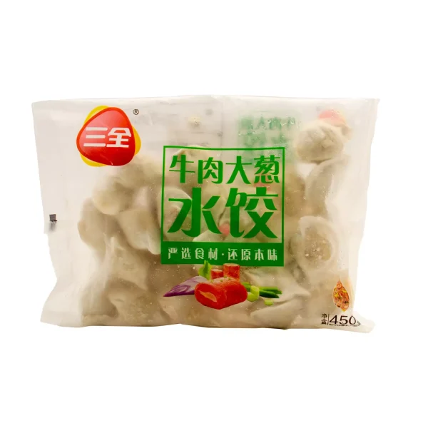 Dumplings Jiaozi de Res y Cebollas Verdes