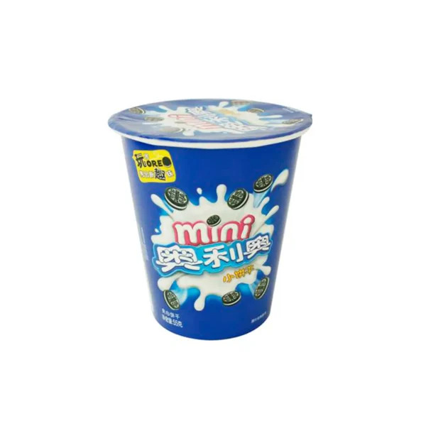 Galleta Negra Mini con Crema de Vainilla