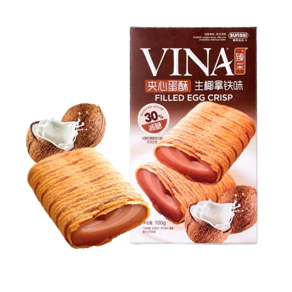 Pastel de Huevo Sabor Latte y Coco