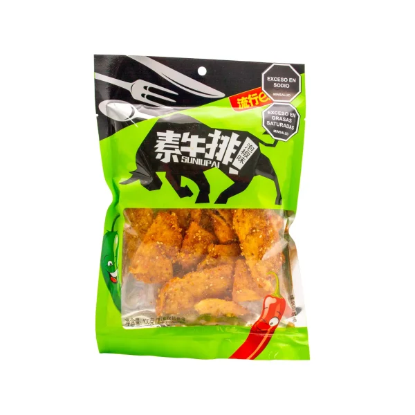 Tofu SU NIU PAI Picante con Pimientos Verdes