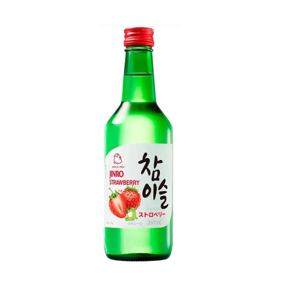 Soju Jinro Chamisul Sabor Fresa 360ml