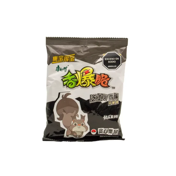 Snacks Pokémon Tallarines Crujientes Sabor a Pavo y Queso