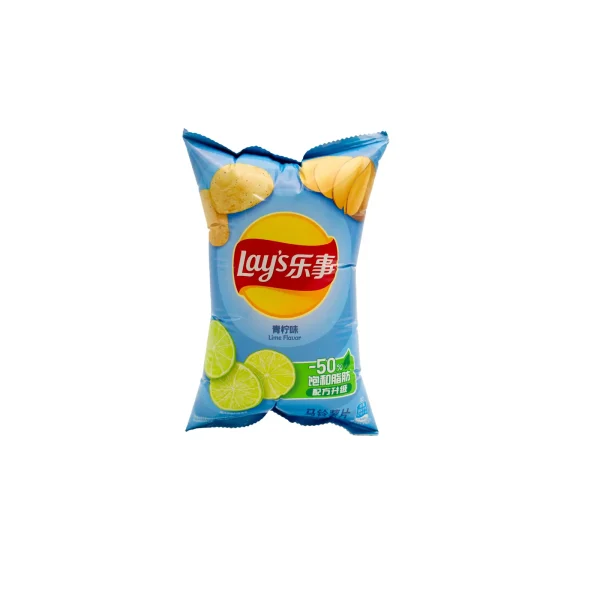 Patatas Fritas Sabor a Limón Verde -50% Grasa Sat