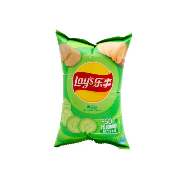 Patatas Fritas Sabor a Pepino -50% Grasa Sat