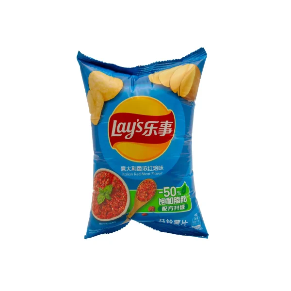 Patatas Fritas Sabor a Carne Roja Italiana -50% Grasa Sat