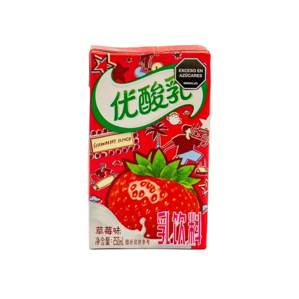 Bebida de Leche Sabor a Fresa