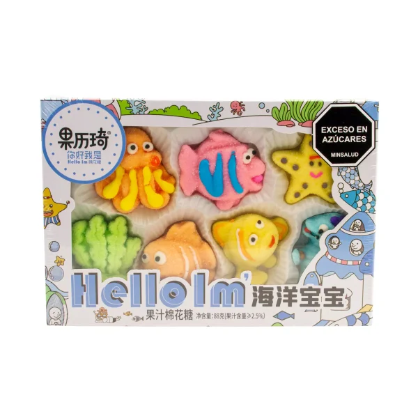 Caramelo Blando en Forma de Animales del Mar
