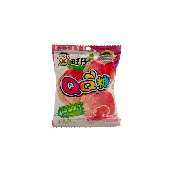 Gomitas QQ con Vit C. Sabor Melocotón