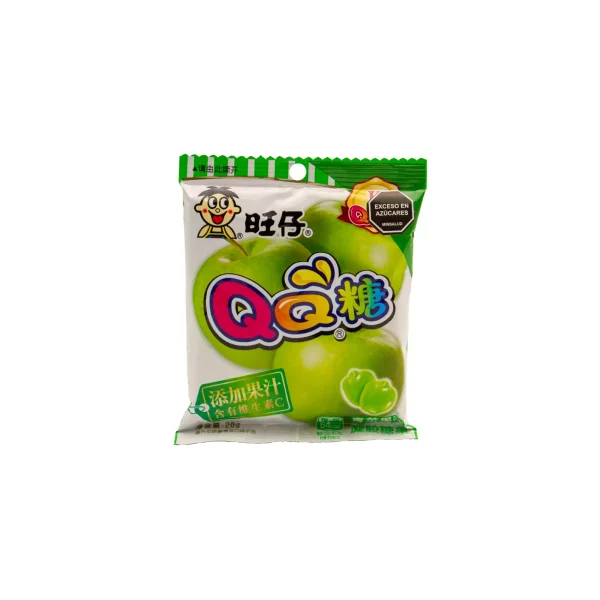 Gomitas QQ con Vit C. Sabor Manzana Verde