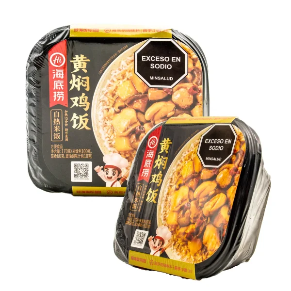 Olla Autocalentable Arroz con Pollo