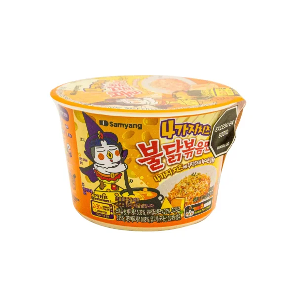 Ramen Barril Buldak 4 Quesos Picante
