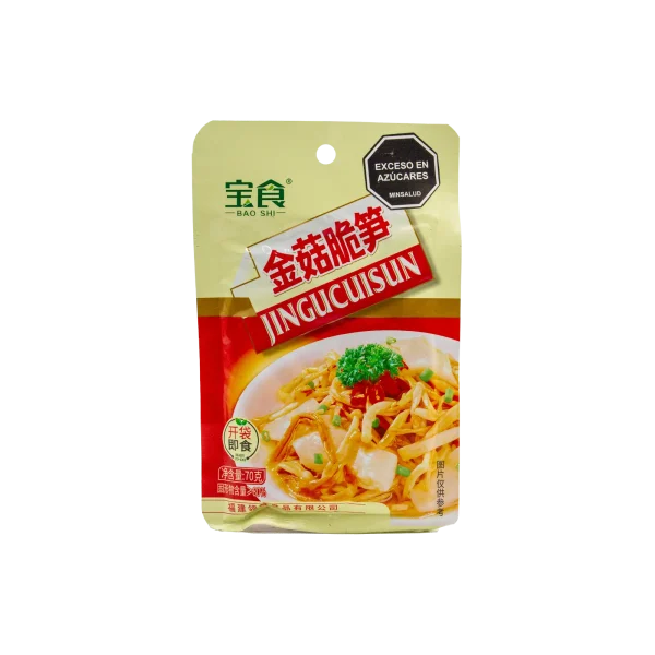 Hongo Enoki Brote De Bambú