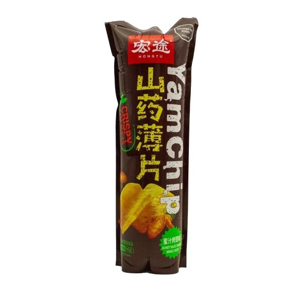 Chips de Ñame con Sabor a Ala Asada de Pollo con Miel