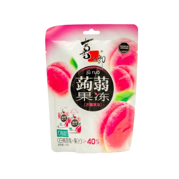 Gelatina con sabor a Durazno