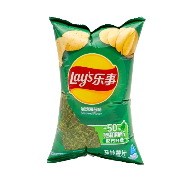 Patatas Fritas Sabor a Nori 50% Grass Sat