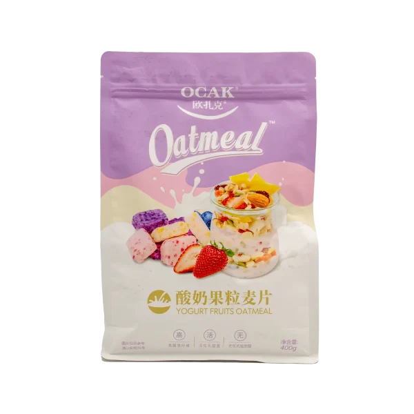 Avena con Yogur y frutas