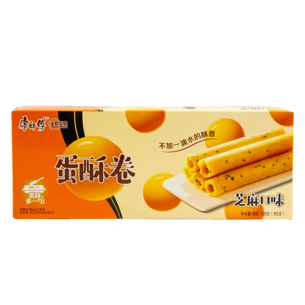 Rollo de Galleta Sabor a Ajonjolí