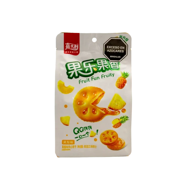 Galletas QQ con Mermelada de Piña