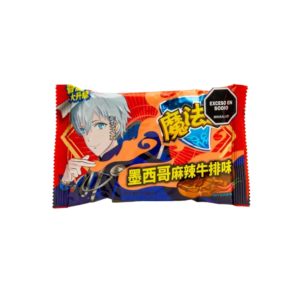 Tallarines Crujientes con Sabor a Filete Picante Mexicano