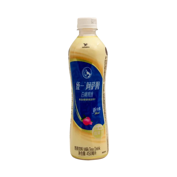 Bebida de Té con Leche Sabor a Melocotón Blanco