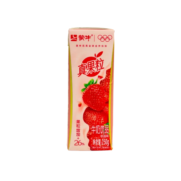 Bebida de Leche con Sabor a Fresa