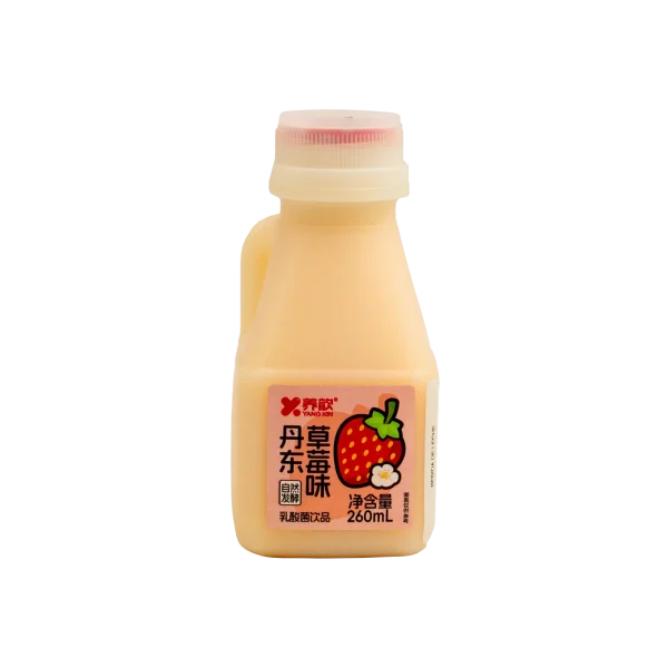 Bebida de Leche con Sabor a Fresa – Yang Xin