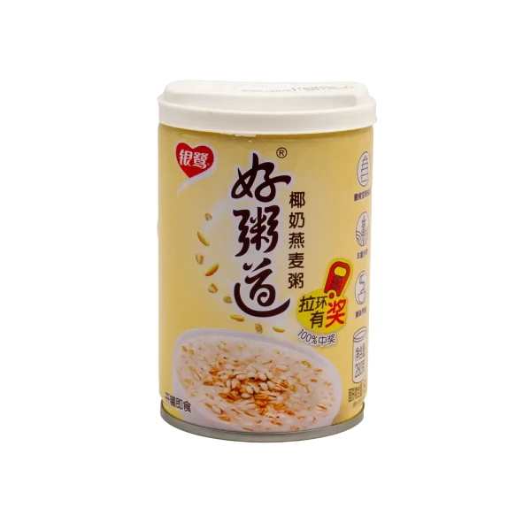 Sopa de avena y coco