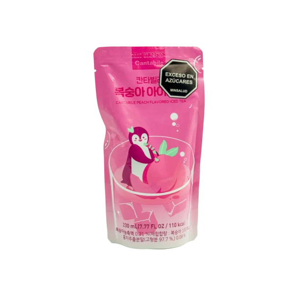 Bebida Cantabile de Melocotón
