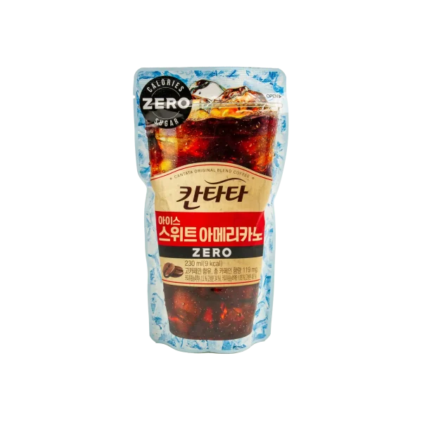 Cantata Café Frío Americano Negro Sin Azúcar