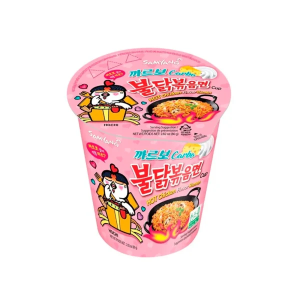 Ramen Barril Mini Buldak Carbonara Picante