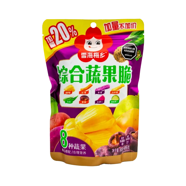 雪海梅乡综合蔬果脆<br><br>Mix de verduras y frutas secas
