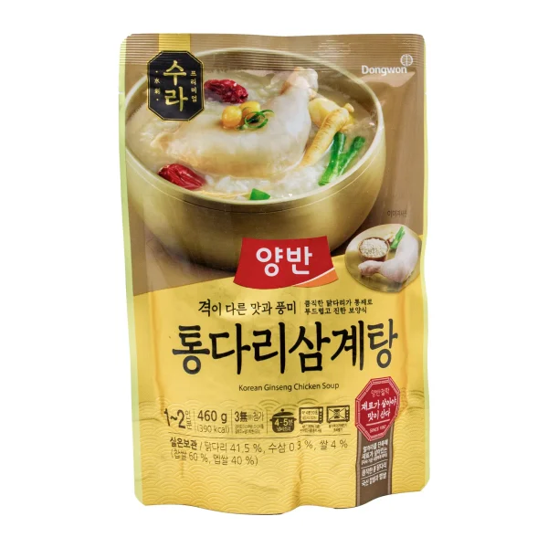速溶高丽参鸡汤<br><br>Sopa Instantanea Coreana De Pollo Con Ginseng