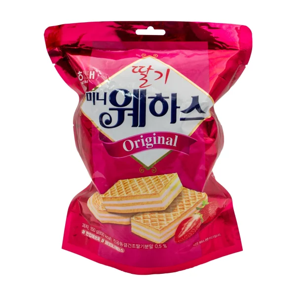 迷你华夫饼干配草莓奶油<br><br>Galletas Waffer Mini Con Crema Fresa