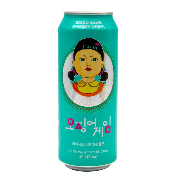 青瓜能量饮料鱿鱼游戏<br><br>Bebida De Melón Verde Energy El Juego del Calamar