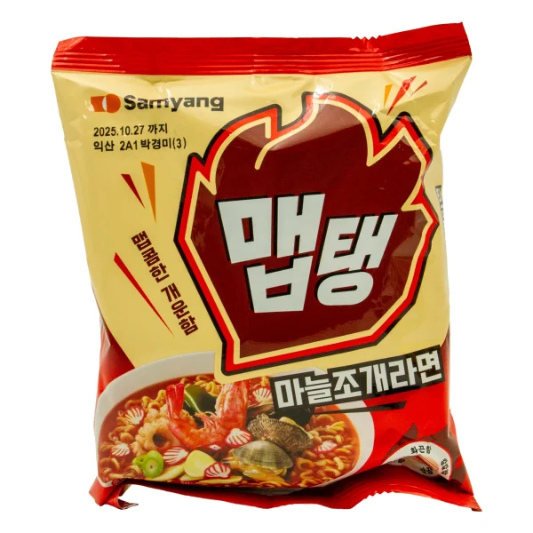 Ramen de almejas con ajo