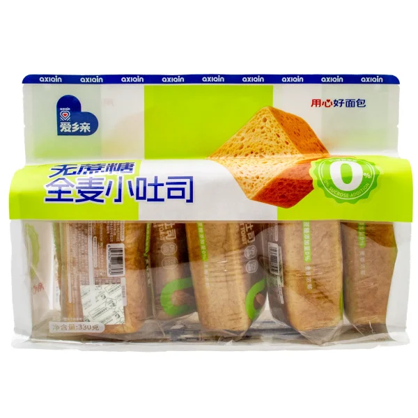 爱乡亲无蔗糖全麦小吐司<br><br>Pan Integral sin Azúcar