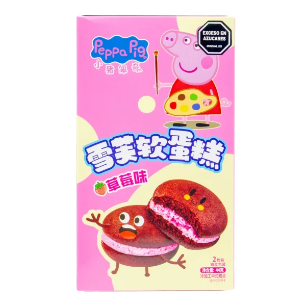 小猪佩奇雪芙软蛋糕草莓味<br><br>Pastel de Fresa Pepa Pig
